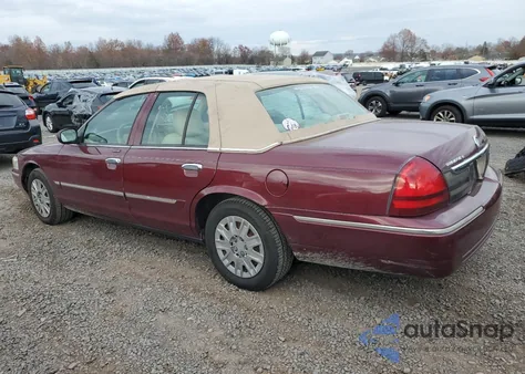 2007 Mercury Grand Marquis Gs из США, поврежденный, VIN 2MEFM74WX7X604736